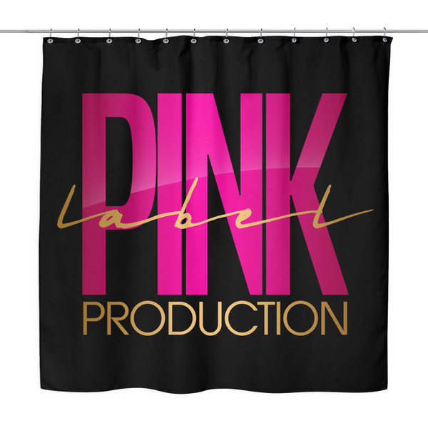 Pink Label Shower Curtain
