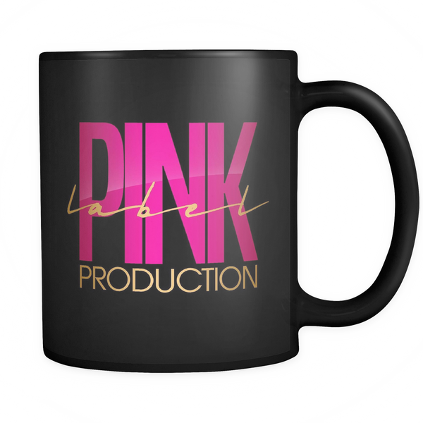 Pink Label Black Coffee Mug