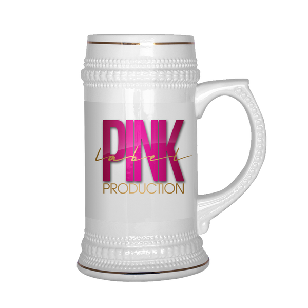 Pink Label Beer Stein